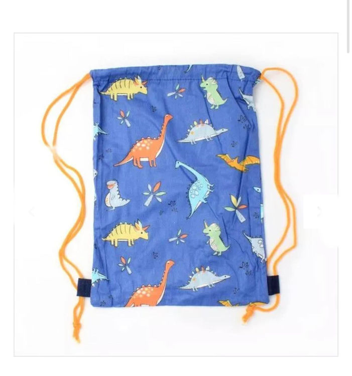 Picture of 83768-Childrens Dinosaur Drawstring Bag 35x25cm